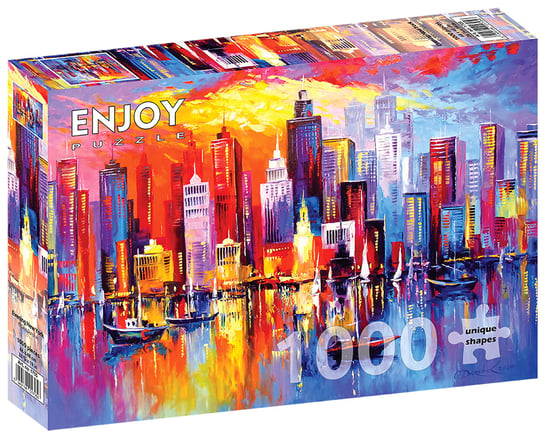 Puzzle, Wieczór w Nowym Jorku, USA, 1000 el. Enjoy
