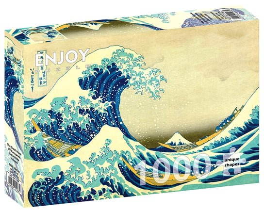Puzzle, Wielka fala w Kanagawie, Hokusai Katsushika, 1000 el. Enjoy