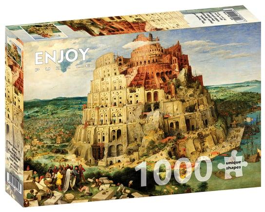 Puzzle, Wieża Babel, Pieter Bruegel, 1000 el. Enjoy