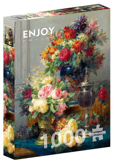 Puzzle, Wiosenne kwiaty, Jean-Baptiste Robie, 1000 el. Enjoy