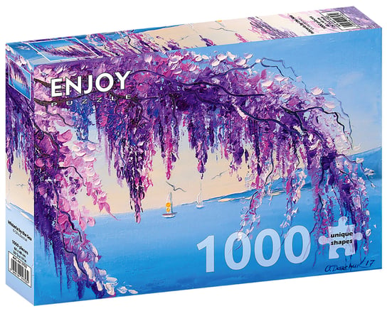 Puzzle, Wisteria nad morzem, 1000 el. Enjoy