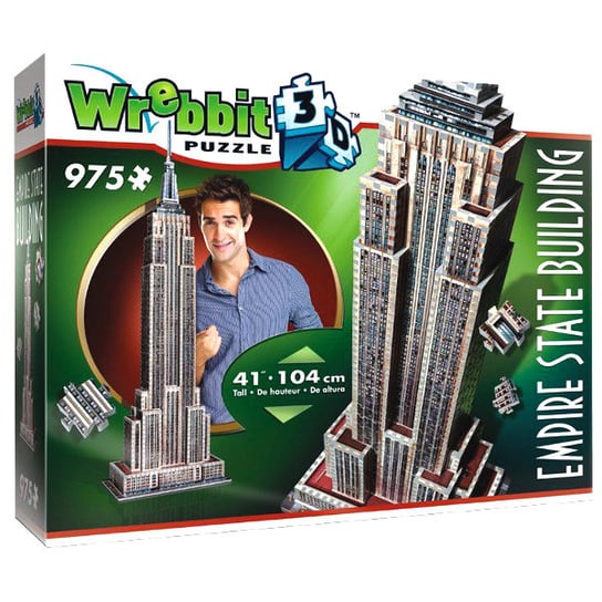Puzzle, Wrebbit 3D, Empire State Building, 975 el. Wrebbit