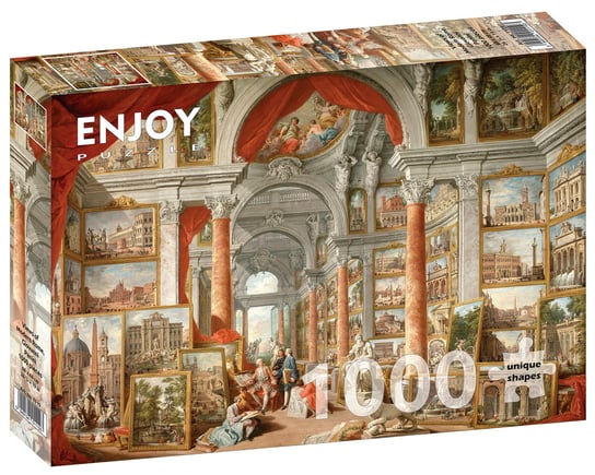 Puzzle, Współczesny Rzym, Giovanni Paolo Panini, 1000 el. Enjoy