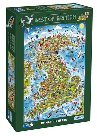 Puzzle, Wszystko co najlepsze w Wielkiej Brytanii, 1000 el. Gibsons