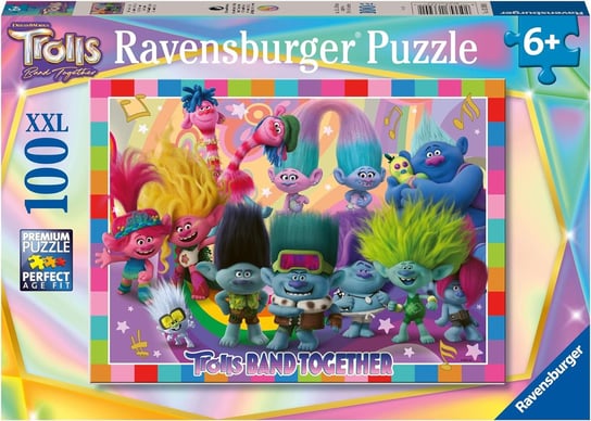 Puzzle XXL dla dzieci w wieku 6+ układanka z serii Trolle 3 starannie wykonane wysoka jakość idealne na prezent Ravensburger