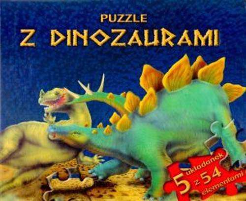 Puzzle z dinozaurami Opracowanie zbiorowe