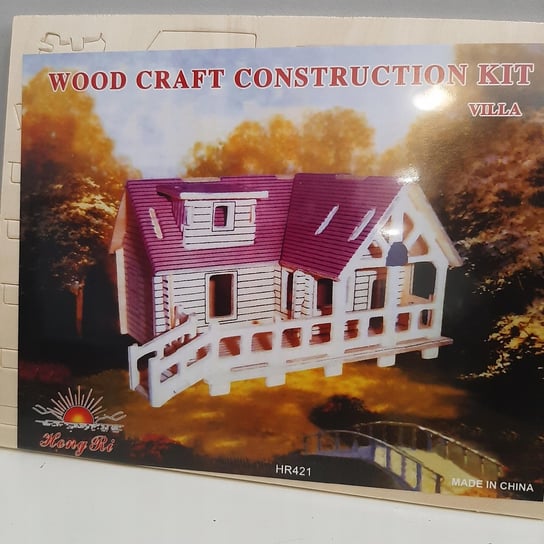Puzzle z drewna 3D Domek Inna marka