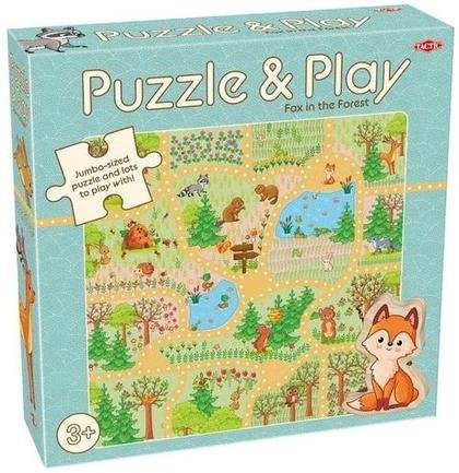Puzzle z grą: Lis w lesie Tactic