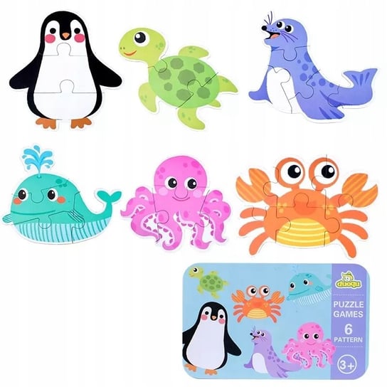 Puzzle Zwierzęta Morskie 25 Elementów Inna marka