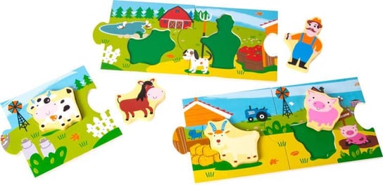 Puzzle - Życie na farmie - 10 elementów Small Foot Design
