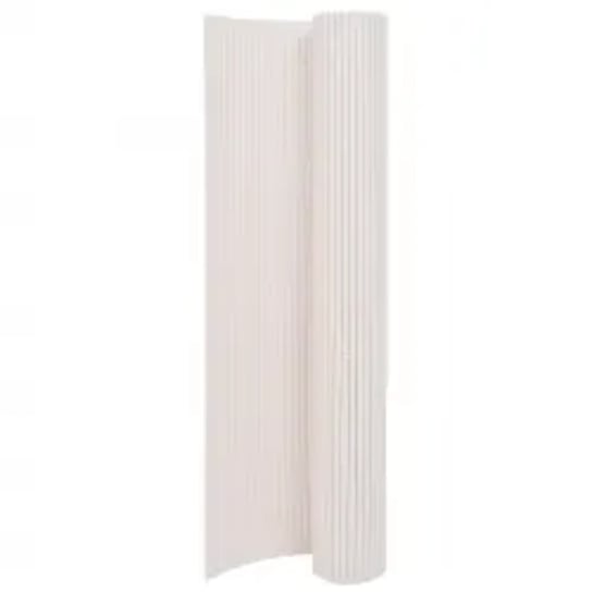 PVC Płotek Ogrodowy 110x400cm - Biały Zakito