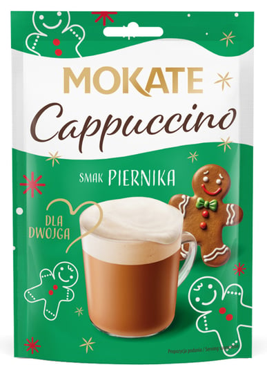 Pyszna Kawa Cappuccino z Piernikiem Świąteczna Puszysta Pianka 40g Mokate Mokate