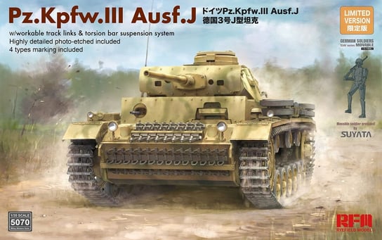 Pz.Kpfw.III Ausf.J 1:35 Rye Field Model 5070 Rye Field Model