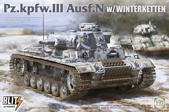 Pz.Kpfw.Iii Ausf.N (With Winterketten) 1:35 Takom 8011 Takom