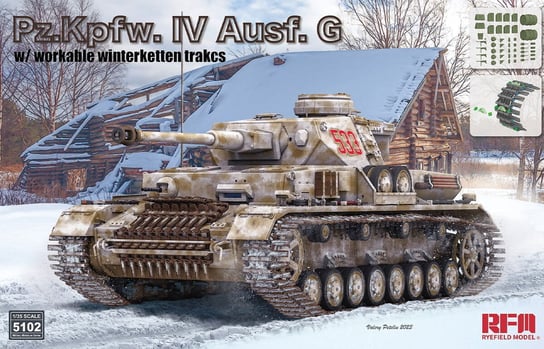 Pz.Kpfw.IV Ausf.G w/Winterketten 1:35 Rye Field Model 5102 Rye Field Model