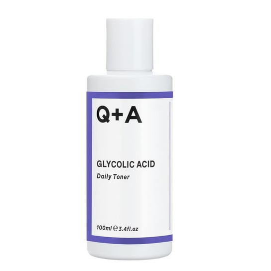 Q+a, Glycolic Acid Daily Toner, Złuszczający Tonik Do Twarzy Z Kwasem Glikolowym, 100 Ml Q+A