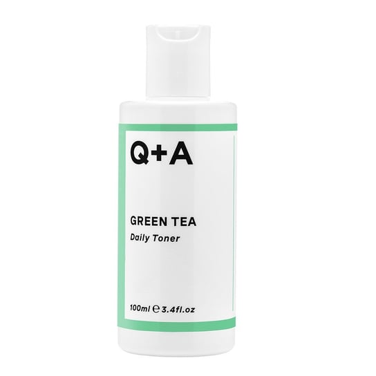 Q+A, Green Tea Daily Toner, Kojący tonik z zieloną herbatą, 100ml Q+A