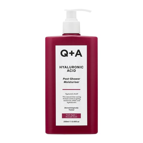 Q+a, Hyaluronic Acid Wet Skin Moisturiser, Nawilżający Balsam Do Ciała Z Kwasem Hialuronowym, 250 Ml Q+A