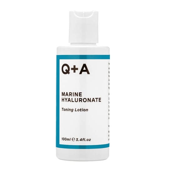 Q+A, Marine Hyaluronate Toning Lotion, Rewitalizujący tonik ze składnikami pochodzenia morskiego, 100ml Q+A