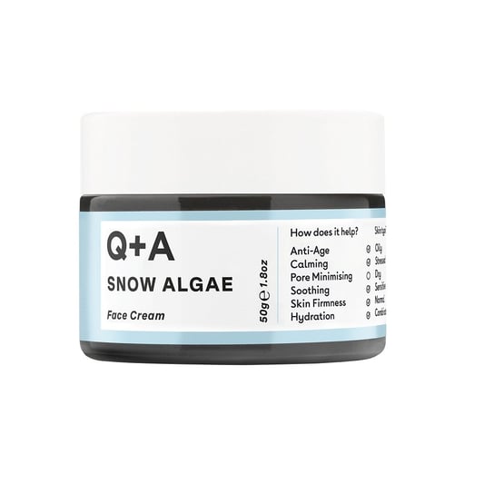 Q+a, Snow Algae Intensive Face Cream, Odżywczy Krem Do Twarzy Z Ekstraktem Ze Śnieżnej Algi, 50 G Q+A