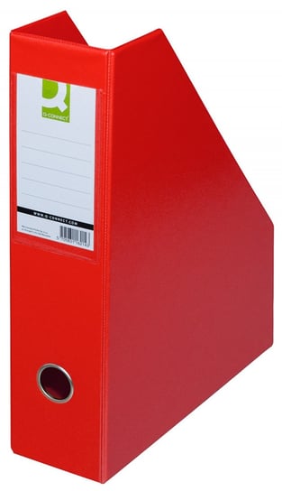 Q-Connect, Pojemnik na dokumenty PVC A4/76, Czerwony Q-CONNECT