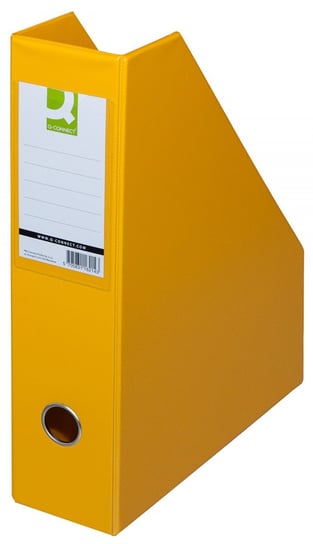 Q-Connect, Pojemnik na dokumenty PVC, A4/76, Żółty Q-CONNECT