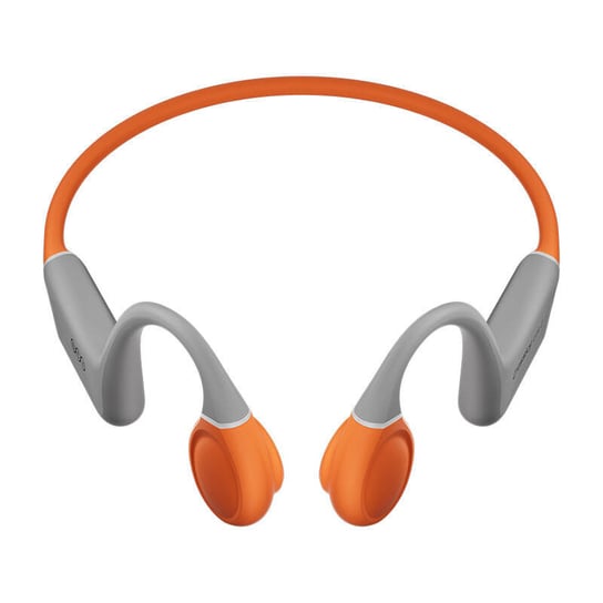 QCY T25 Słuchawki bezprzewodowe zauszne szaro-pomarańczowe QCY