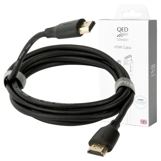 Qed Qe8164 Connect Hdmi - Kabel Hdmi 2.0 4K 18Gbps + Ethernet - 1.5M : Długość - 1,5M QED