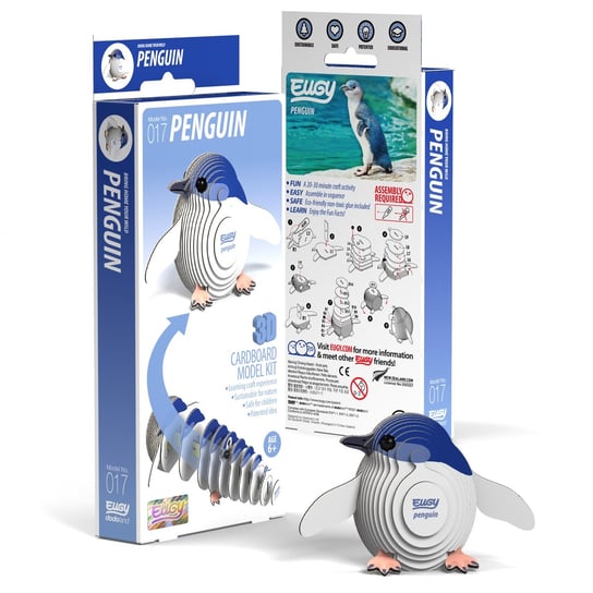 Qelements, Układanka 3D Pingwin Eugy Eko Qelements