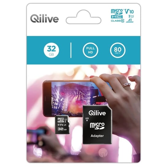 Qilive Karta Pamięci SDHC Micro SD 32GB + Adapter Qilive