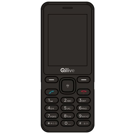 Qilive Klasyczny Telefon Dla Seniora 2,4' M16 Qilive