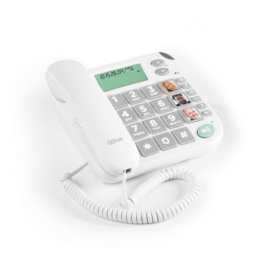 Qilive Q4176 Telefon Przewodowy dla Seniora Qilive