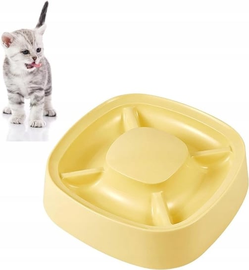 QIODAZOO żółta miska dla psa kota 4 przegrody Inna marka