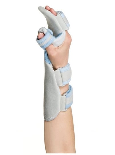 QMED SZYNA Szyna na dłoń i przedramię z ujęciem kciuka ( lewa; rozmiar L ) QMED
