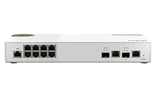 QNAP QSW-M2108-2C 2,5 GB - 8 portów - Gestionado L2 Gris - Switch Hub QNAP