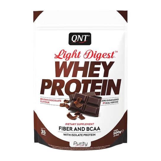 QNT - Light Digest Whey Protein - 500 g czekoladowy QNT