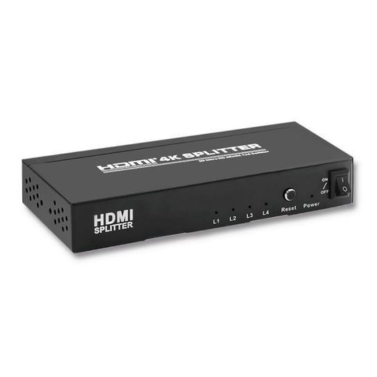 Qoltec Aktywny rozdzielacz Splitter HDMI v. 1.4| 1x4 Qoltec