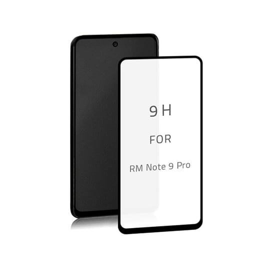 Qoltec Hartowane szkło ochronne PREMIUM do Xiaomi Redmi Note 9S | 6D | Czarne | Pełne Qoltec