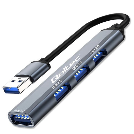 Qoltec Hub Adapter USB 3.0 4w1 USB 3.0 3x USB 2.0 Qoltec
