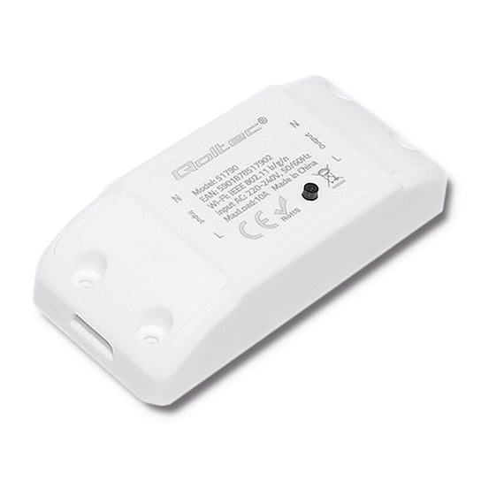 Qoltec Inteligentny przełącznik Wi-Fi SMART | Biały Qoltec