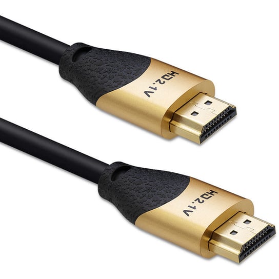 Qoltec Kabel HDMI v2.1 Ultra high speed 8K | 60Hz | 26AWG | GOLD | 5m Qoltec