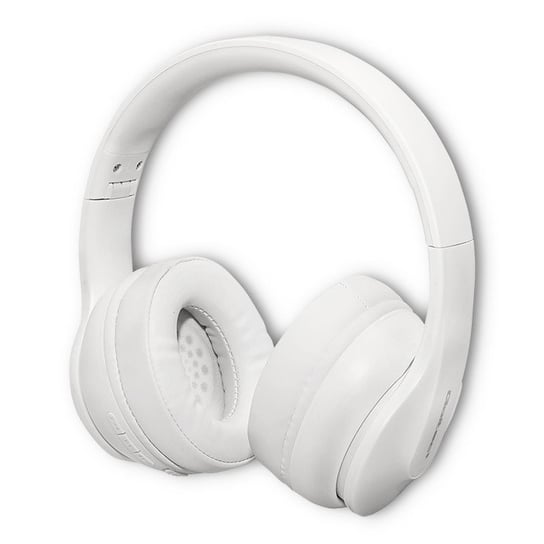 Qoltec Słuchawki Bezprzewodowe Soundmasters Z Mikrofonem  | Bt 5.0 Ab| Białe Qoltec