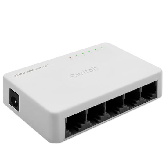Qoltec SWITCH Przełącznik sieciowy 5 x port RJ45 100Mbps Fast Ethernet LAN Qoltec