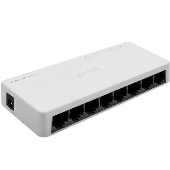 Qoltec SWITCH Przełącznik sieciowy 8 x port RJ45 100Mbps Fast Ethernet LAN Qoltec