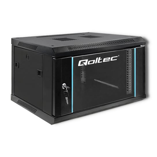 Qoltec Szafa RACK 19" 6U 600 x 370 x 450 Qoltec