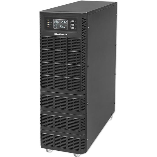 Qoltec Zasilacz awaryjny UPS | 10kVA | 10000W | Power Factor 1.0 | LCD | EPO | USB | On-line Inna marka