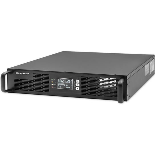 Qoltec Zasilacz awaryjny UPS do RACK | 1kVA | 1000W | Power Factor 1.0 | LCD | EPO | USB | On-line Qoltec