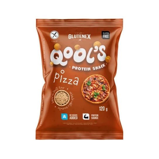 Qool`s snacki proteinowe - pizza 120g Glutenex GLUTENEX