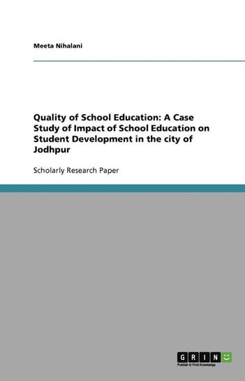 Quality of School Education Nihalani Meeta