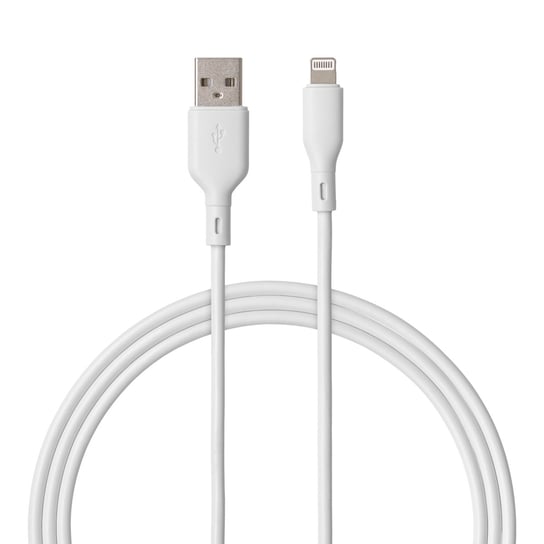 QUALO Recycling kabel USB-A - Lightning 1,5m 2,4A biały QRC-AL-00 Qualo